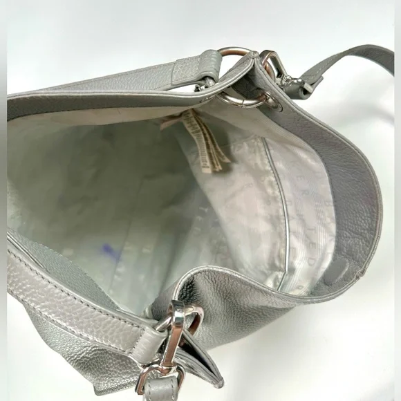 Ted Baker London Chhloee Leather Hobo Shoulder Bag in Gray - Picture 8 of 11